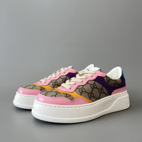 replica,schuhe,beste,kaufen,1:1,besten,seiten,Replik,turnschuhe,sneakers GUCCI GG Supermen Pink-Purple Biscuit Schuhe für Damen (5X8RN)