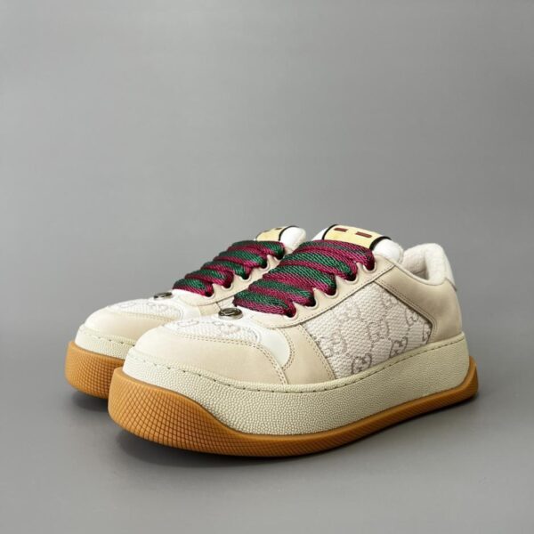 replica,schuhe,beste,kaufen,1:1,besten,seiten,Replik,turnschuhe,sneakers Gucci Screener Kollektion, funkelndes silbernes Plüschtier, hochwertige Damenmode (2ECI2)