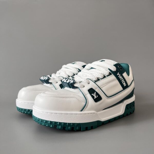 replica,schuhe,beste,kaufen,1:1,besten,seiten,Replik,turnschuhe,sneakers Louis Vuitton Trainer Maxi Low-Top Schnür-Sneaker, Limited Edition Jahr des Drachen, Unisex (7XY11)