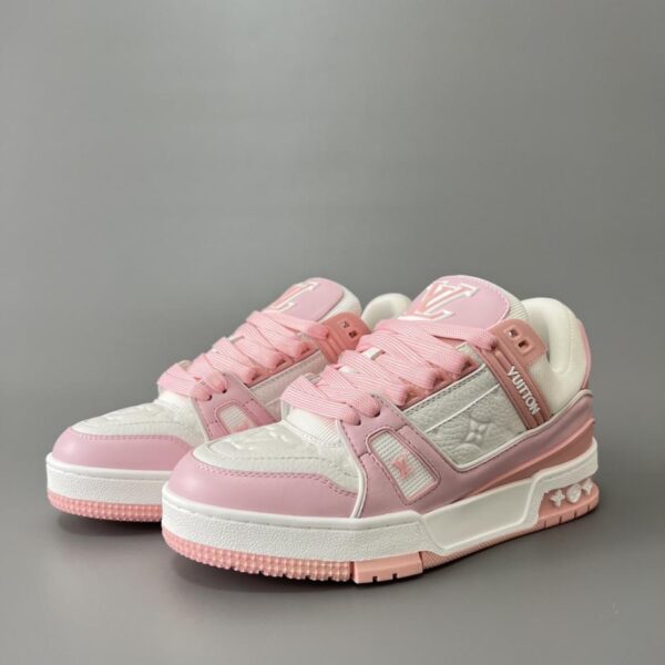 replica,schuhe,beste,kaufen,1:1,besten,seiten,Replik,turnschuhe,sneakers Louis Vuitton Trainer Low-Top Freizeit-Sneaker für Damen (4CUMO)