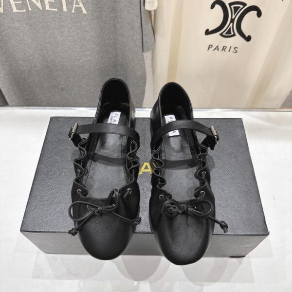 Hochwertige Alaia Mary Jane Ballerinas aus der Laufstegkollektion (D01Z3)