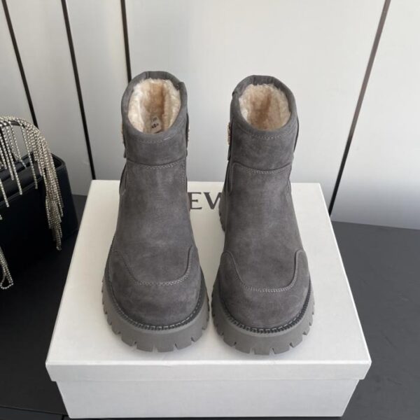 LOEWE 25SS Herbst/Winter Neue Plateau-Schneestiefel (I34HJ)
