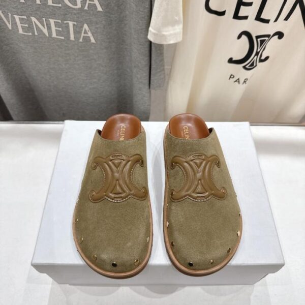 Hochwertige Celine F035 Frühjahr/Sommer neue Birkenstock Retro-Halbschuhe, (9H2N5)