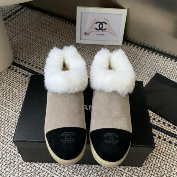 Chanel Herbst/Winter Neue Pelz-Ankle-Boots ((2FDYO))