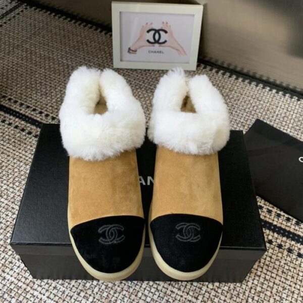 Chanel Herbst/Winter Neue Pelz-Ankle-Boots ((BZBMF))