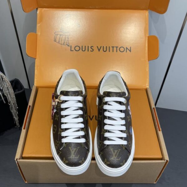 Louis Vuitton Freizeit-Sneaker, weiße Sneaker (6J55O)