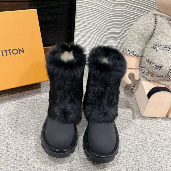 Hochwertige Louis Vuitton Herbst/Winter neue Nerzpelzstiefel (AWJXZ)