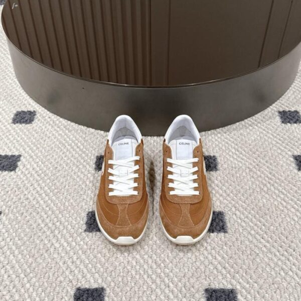 Celine Racer Damen-Sneaker, Vanilla Low-Top, neue Farbe (32KIJ)