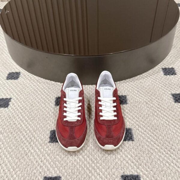 Celine Racer Damen-Sneaker Vanilla Low-Top, neue Farbe (I6TD4)