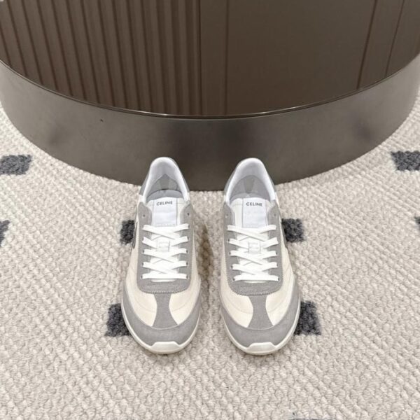 Celine Racer Damen-Sneaker, Vanilla Low-Top, neue Farbe (OQ8C3)