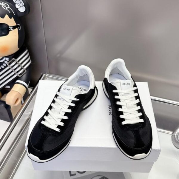 replica,schuhe,beste,kaufen,1:1,besten,seiten,Replik,turnschuhe,sneakers Celine Racer Damen-Sneaker Vanilla Low-Top (T6949)