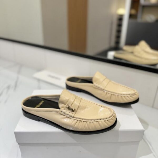 replica,schuhe,beste,kaufen,1:1,besten,seiten,Replik,turnschuhe,sneakers (Paar-Style) SAINT LAURENT Neue plissierte Loafer (18NDI)