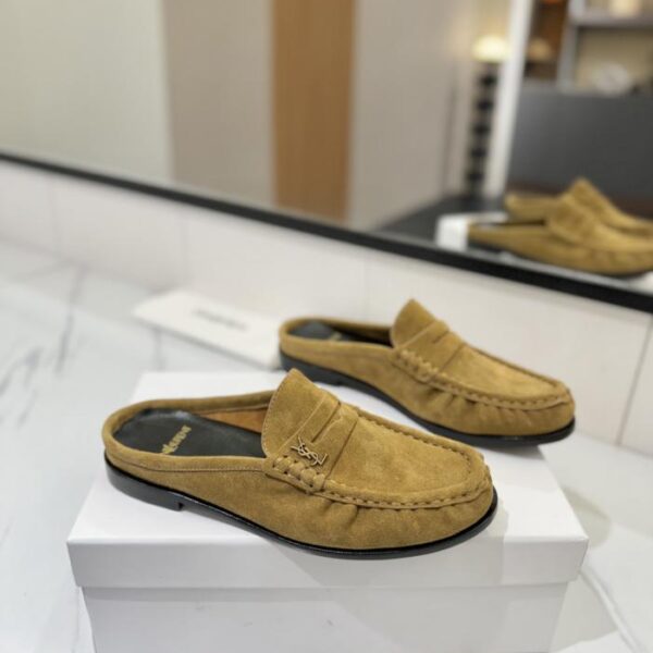 replica,schuhe,beste,kaufen,1:1,besten,seiten,Replik,turnschuhe,sneakers (Paar-Style) SAINT LAURENT Neue plissierte Loafer (53ZGL)