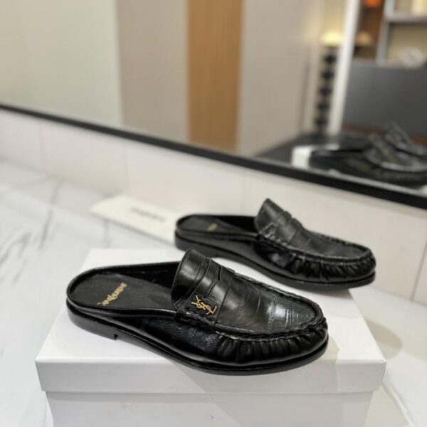 replica,schuhe,beste,kaufen,1:1,besten,seiten,Replik,turnschuhe,sneakers (Paar-Style) SAINT LAURENT Neue plissierte Loafer (KCXY3)
