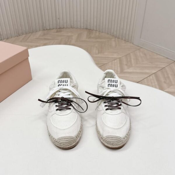 replica,schuhe,beste,kaufen,1:1,besten,seiten,Replik,turnschuhe,sneakers MiuMiu Frühjahr/Sommer Neue Retro-Trainingsschuhe mit Seilsohle, deutsche Modelle, Freizeit-Sportschuhe (FHKKT)