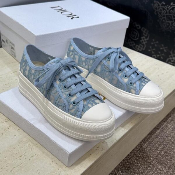 Diors neue Walkn-Kollektion für den frühen Frühling präsentiert neue Farben für flache, schnürbare Freizeit-Skateschuhe für Paare (E10C8).
