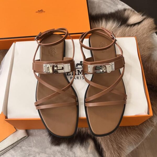 replica,schuhe,beste,kaufen,1:1,besten,seiten,Replik,turnschuhe,sneakers Hermes June Sandalenkollektion Hermes Kelly Riemchensandalen mit Schnalle aus Kalbsleder (DKWUM)