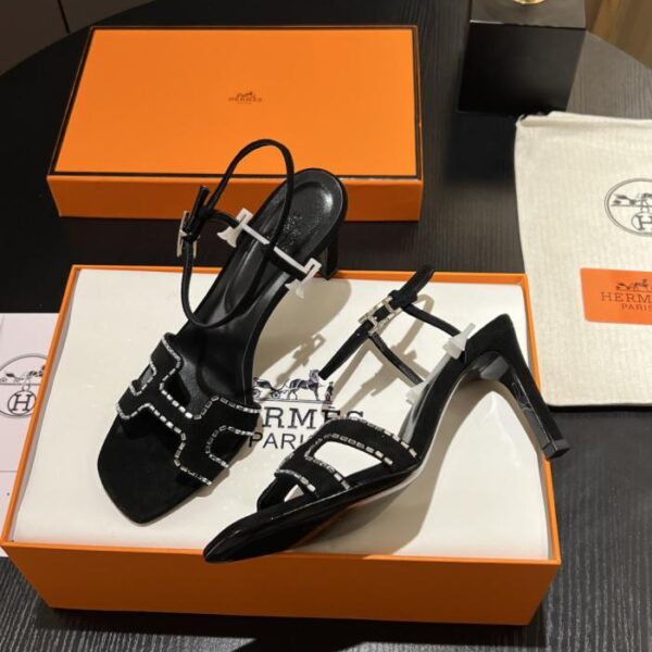 replica,schuhe,beste,kaufen,1:1,besten,seiten,Replik,turnschuhe,sneakers Elegante Hermès-Sandalen mit hohem Absatz, originelles Sonderanfertigung, gleiches Modell wie in den Boutiquen (Hermès High Heels, 3766W).