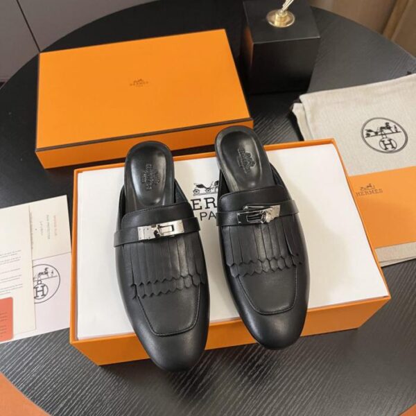 Klassische Hermes Kelly Mule (IH59F)