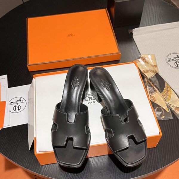 replica,schuhe,beste,kaufen,1:1,besten,seiten,Replik,turnschuhe,sneakers Hermes Chunky Heel H Slides (B5CMZ)