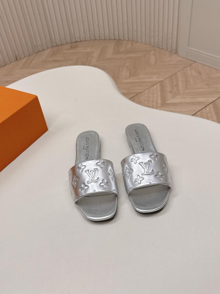 replica,schuhe,beste,kaufen,1:1,besten,seiten,Replik,turnschuhe,sneakers Neue hochhackige Sandalen von Louis Vuitton aus geprägtem Leder für Frühjahr/Sommer (OUFE6)