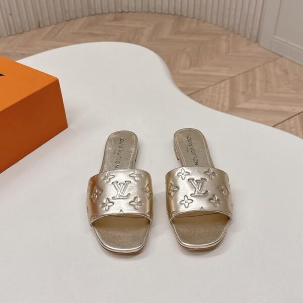 replica,schuhe,beste,kaufen,1:1,besten,seiten,Replik,turnschuhe,sneakers LV-Sandalen mit hohem Absatz aus geprägtem Leder für Frühling/Sommer (X96J5)