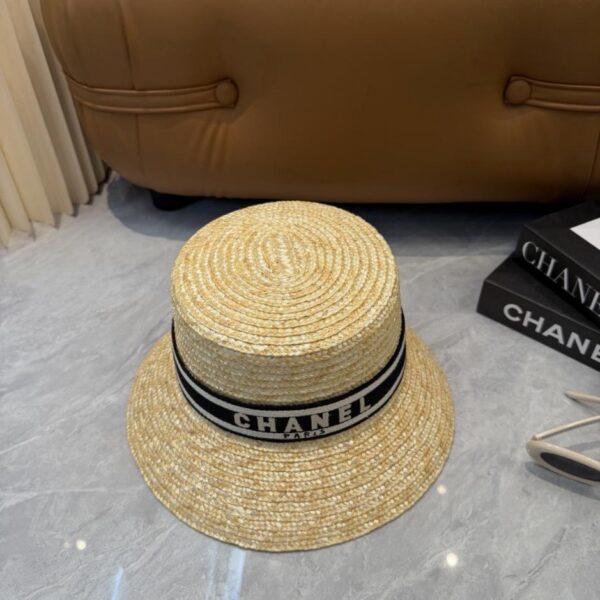 replica,schuhe,beste,kaufen,1:1,besten,seiten,Replik,turnschuhe,sneakers CHANEL Neuer französischer Sommerhut aus Raffia-Stroh für Damen (XE06WT)