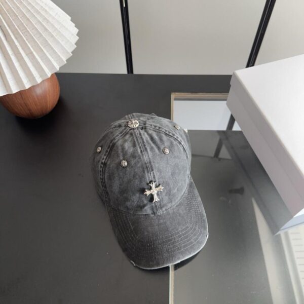 replica,schuhe,beste,kaufen,1:1,besten,seiten,Replik,turnschuhe,sneakers Chrome Hearts Baseballkappe im koreanischen Retro-Stil mit Used-Look und Rissen für den Frühling (BNETIT)