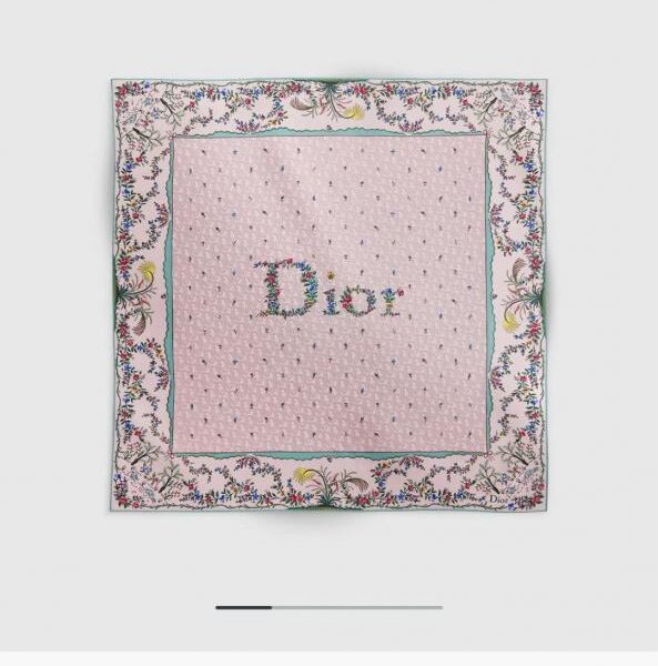 SDO260118 Momme Doppelseitiger 90x90cm Twill Seide Dior (BOMTNM)